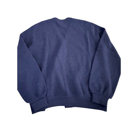 Vintage Arnold Palmer Robert Bruce Men's Blue Cardigan Sweater Size Large Tall - Picture 2 of 7